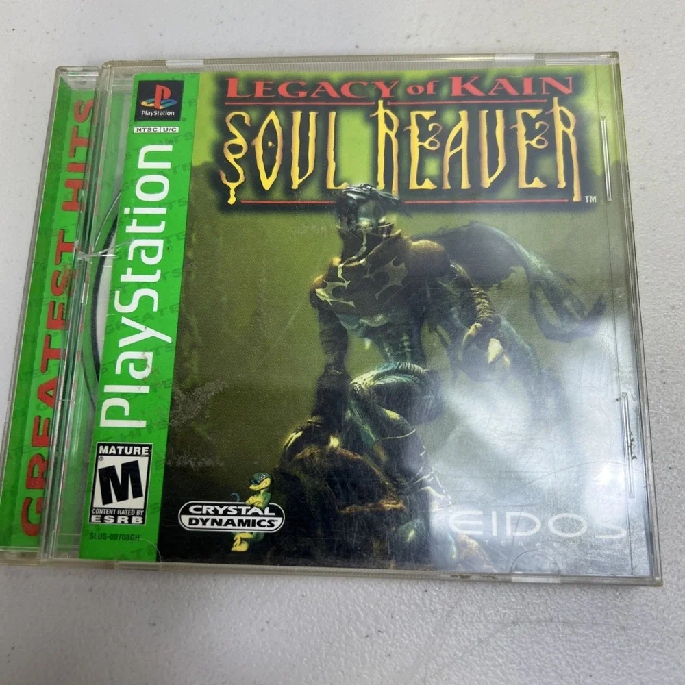 Legacy of Kain Soul Reaver Playstation 1 PS1 1999 Greatest Hits Complete Manual